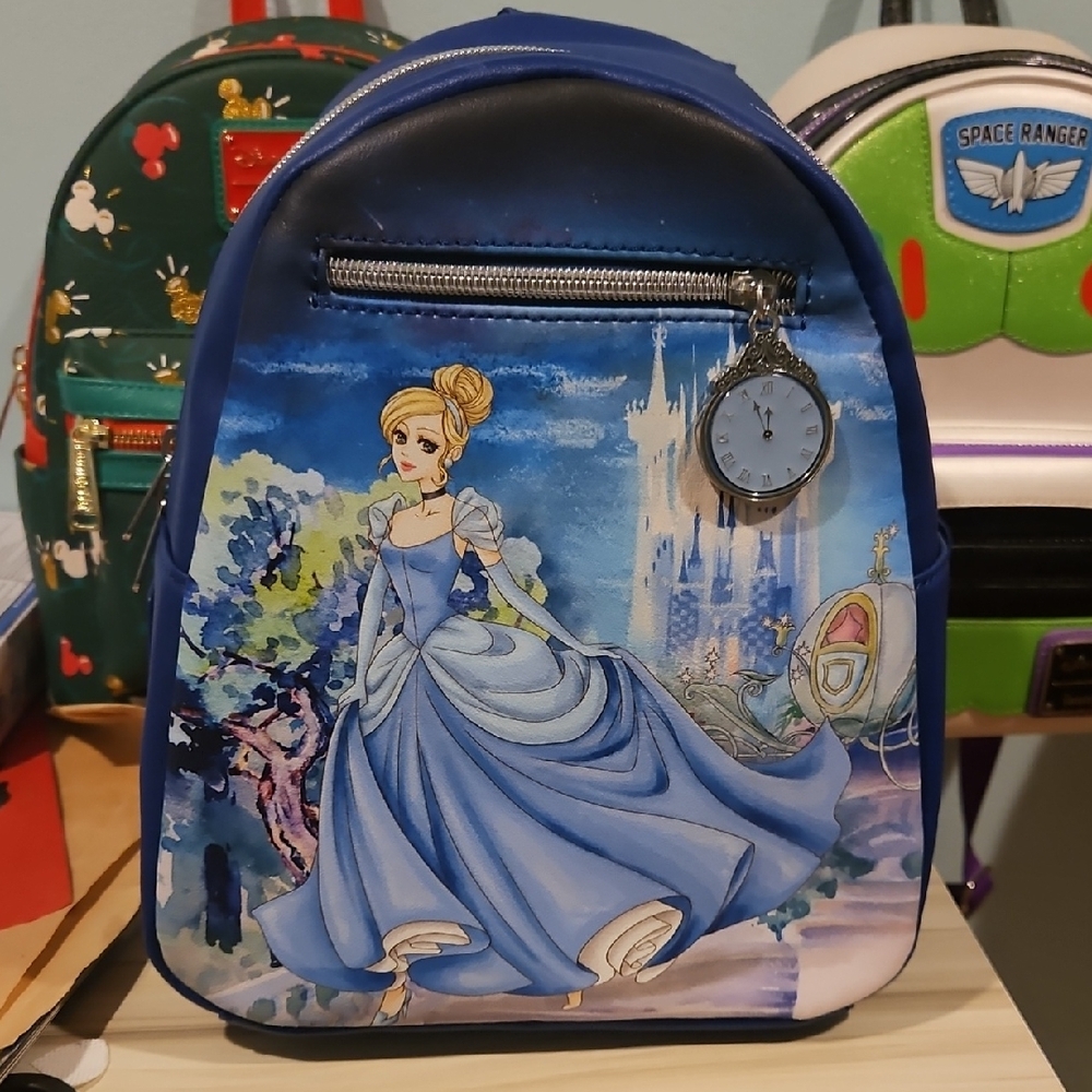Cinderella Blue Backpack